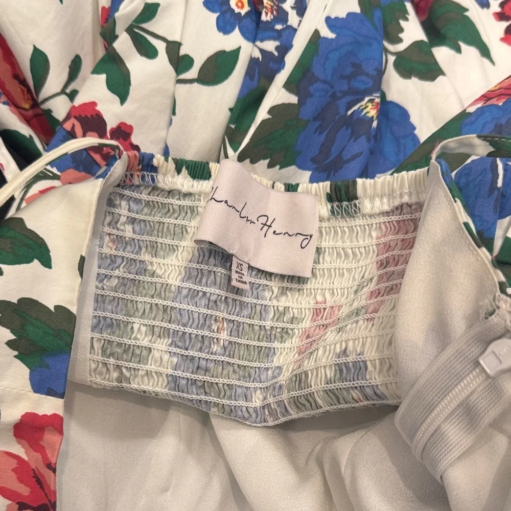 Charles Henry Midi Floral Dress - Picture 4 of 4